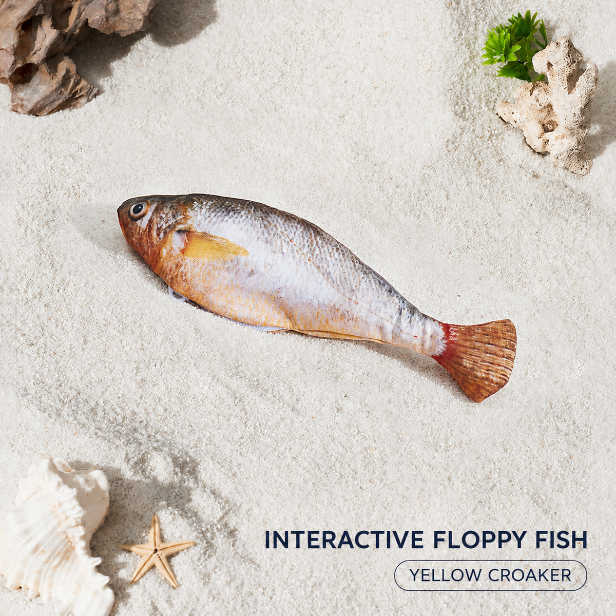 Biomimetic Wiggling Interactive Fish Toy for Cats
