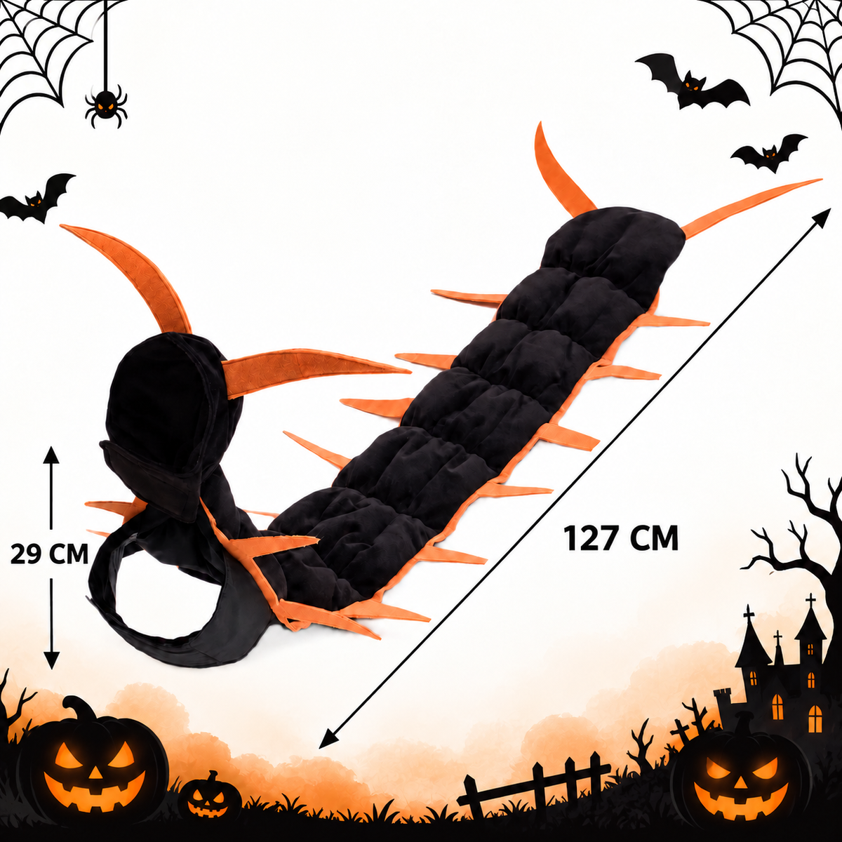 Halloween Insect-Themed Cat Neck Accessory