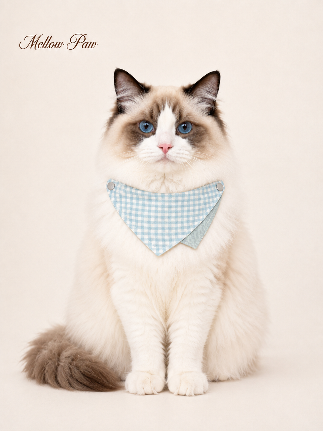 Bluebell Gingham Bandana