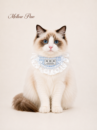 Bluebell Pearl Ruffle Bib