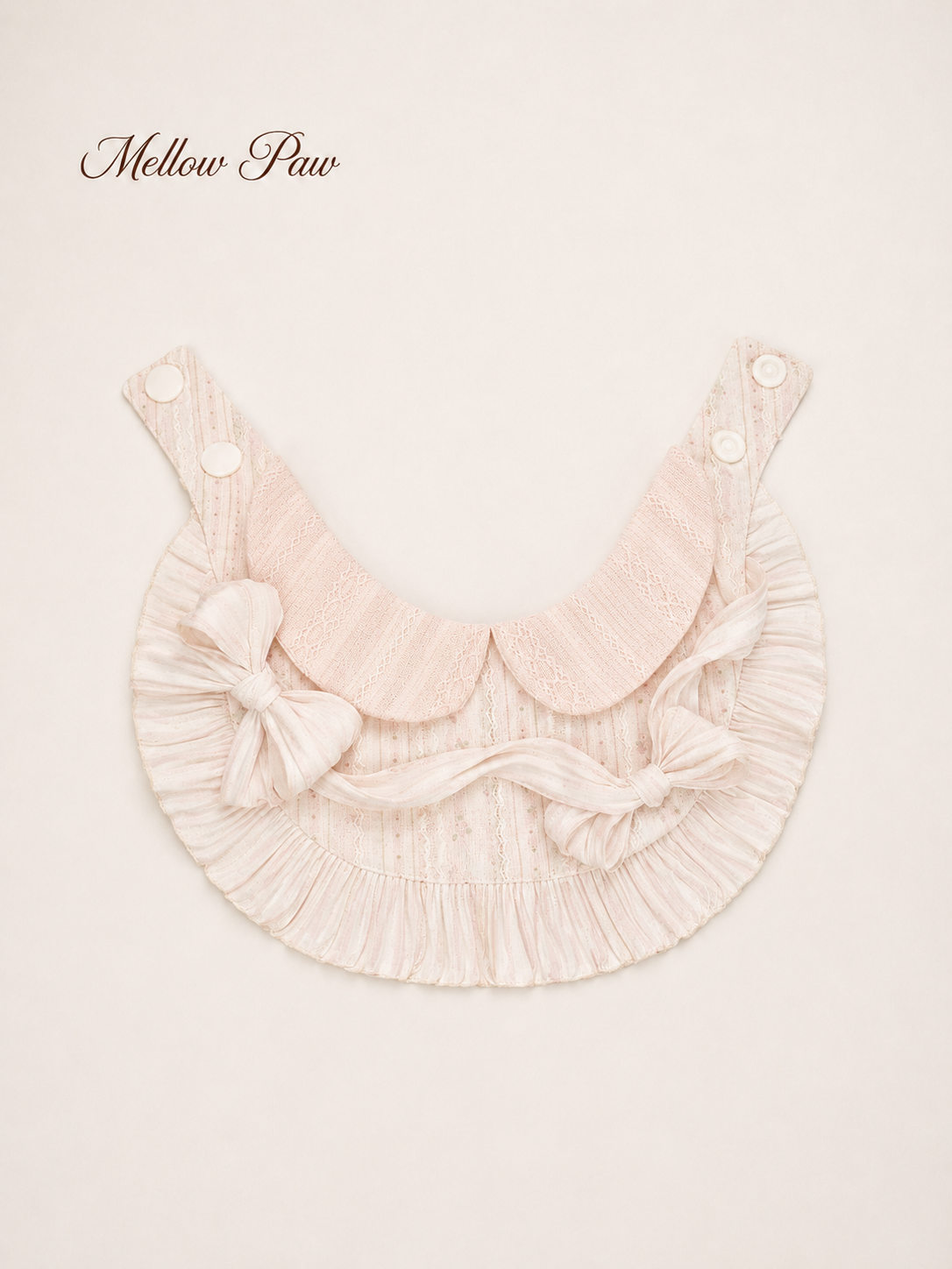 Rosewater Lace Bib