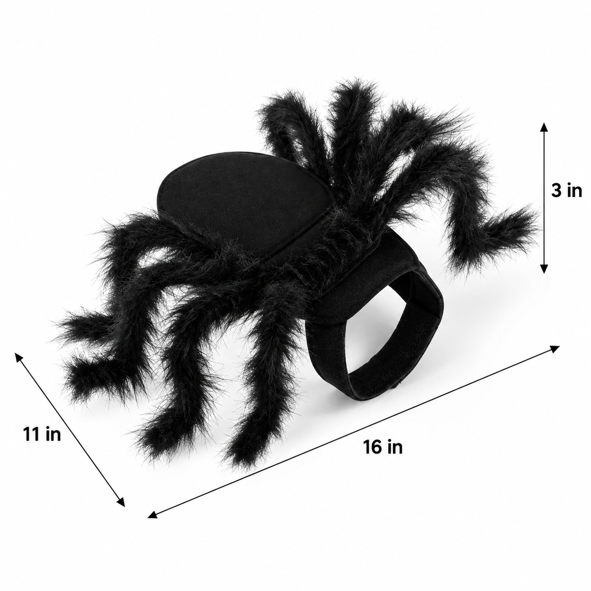 Halloween Black Spider Cat Decorative Harness