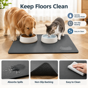 Quick-Dry Absorbent Pet Feeding Mat