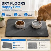 Quick-Dry Absorbent Pet Feeding Mat