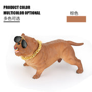 Sunglasses Dog Car Dashboard Ornament